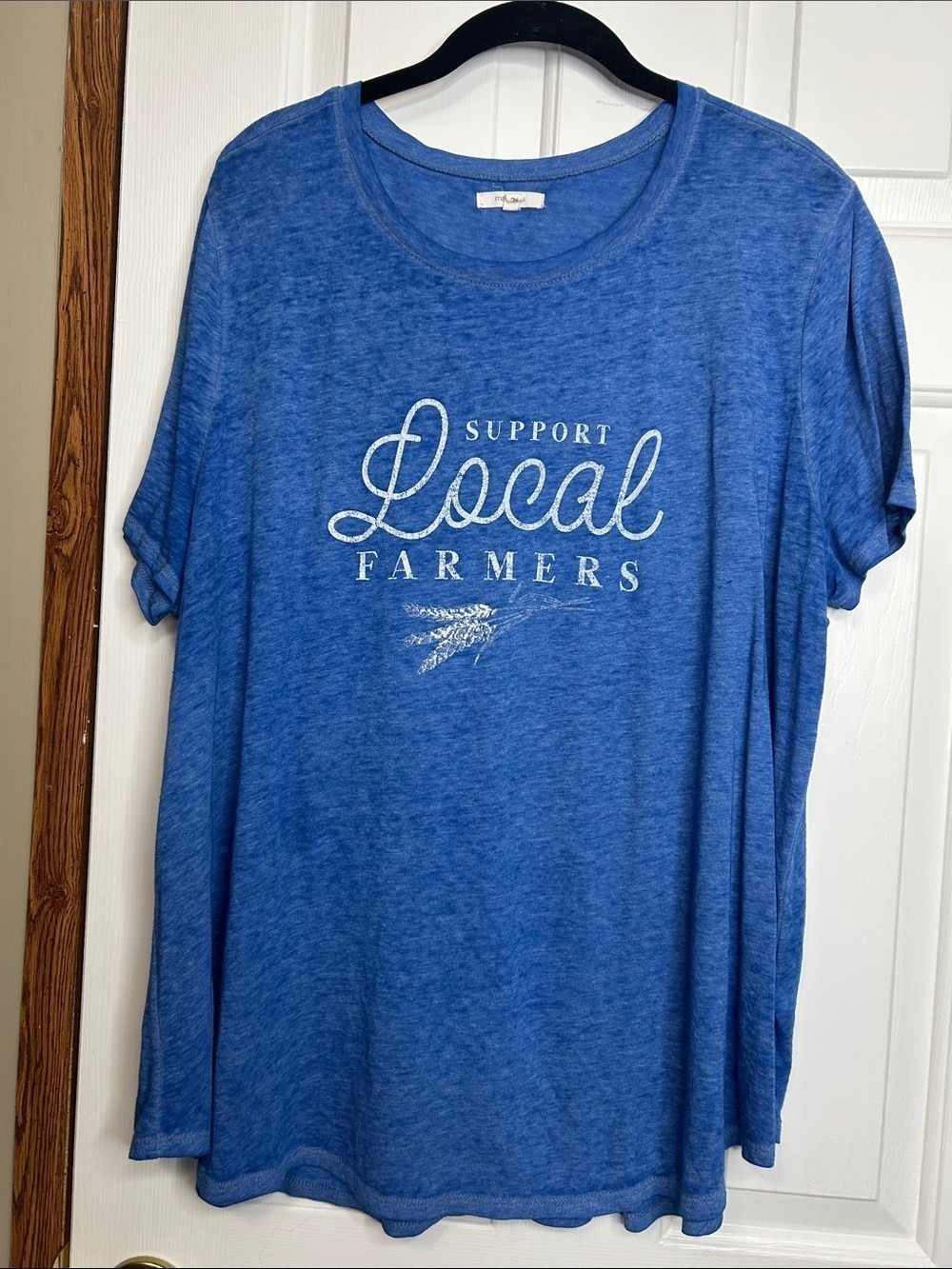 Maurices Blue 'Support Local Farmers' Graphic Tee